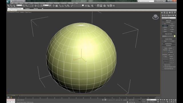 3DS Max 2010 - Paint deformation tutorial смотреть онлайн