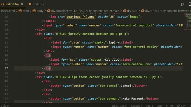 Payment Credit Card Design |FREE Code| using HTML, CSS & Bootstrap 4 |Coding Zakir| Credit Card смотреть онлайн