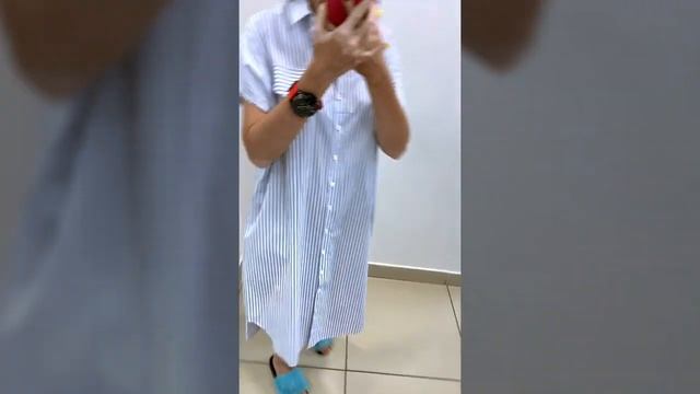 Платье рубашка в полоску смотреть онлайн