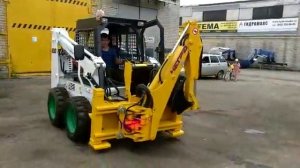 Экскаватор ковшовый на мини-погрузчик МКСМ
