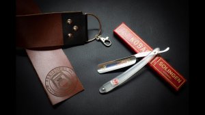 Опасная бритва Friedrich Emde "Kobar Privat", Germany, 1950е + ремень для правки