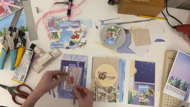 Декор зимнего альбома - Скрапбукинг мастер-класс / Aida Handmade смотреть онлайн