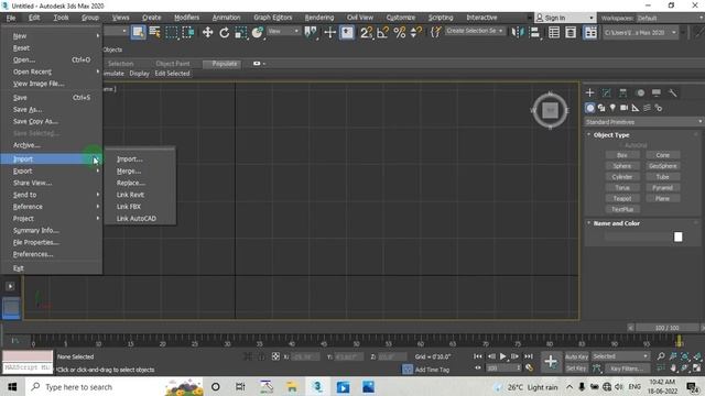 File Import In 3Ds Max | In Hindi / Urdu смотреть онлайн
