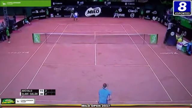 Marcelo Arévalo v Daniel Elahí Galán - Bogotá 2017 - Final (Set 1) смотреть онлайн