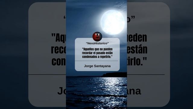"Aquellos que no pueden recordar el pasado están condenados a repetirlo." Jorge Santayana #histori смотреть онлайн