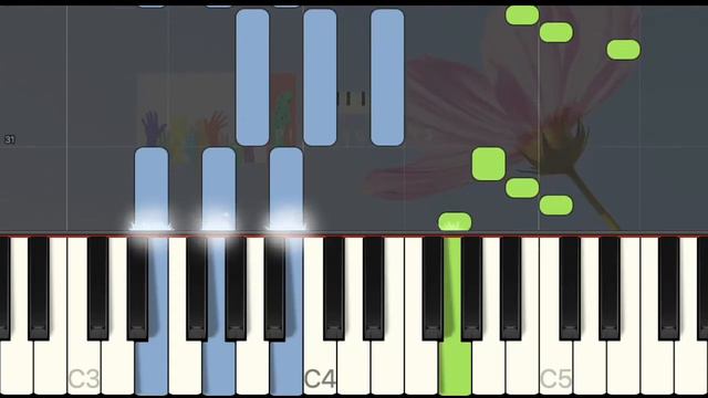 Johnny Hallyday - Marie - Medium piano tuto смотреть онлайн