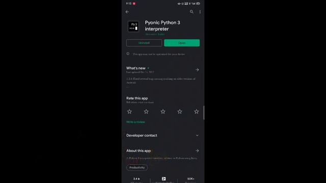 How to install python in Android mobile || latest || How to print my name in python смотреть онлайн
