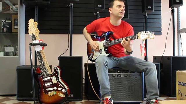 Fender Stratocaster American Standard vs. Deluxe messicana смотреть онлайн