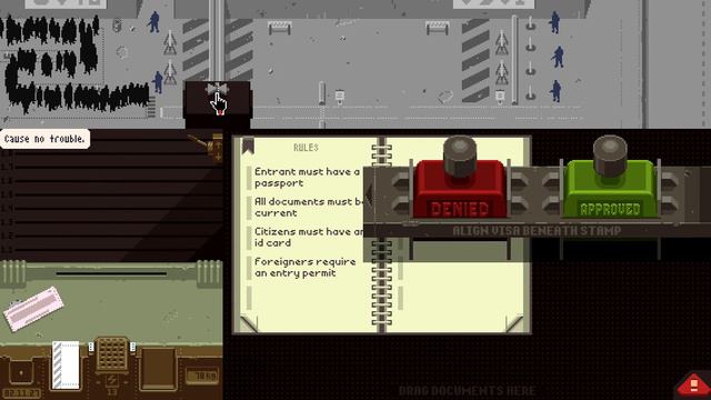 Let's Play Papers Please Ep 3 - upgrades смотреть онлайн