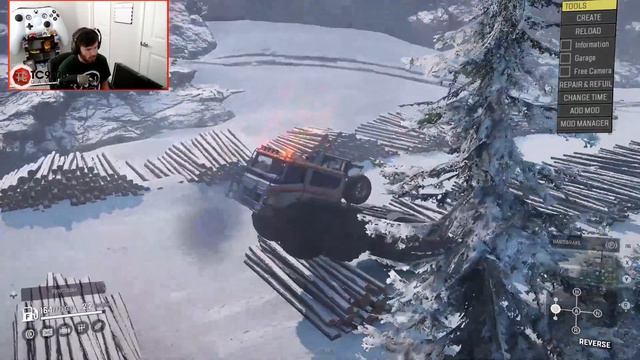 SnowRunner: What Happens When You Put 79 INCH TIRES On an Azov 10x10? смотреть онлайн