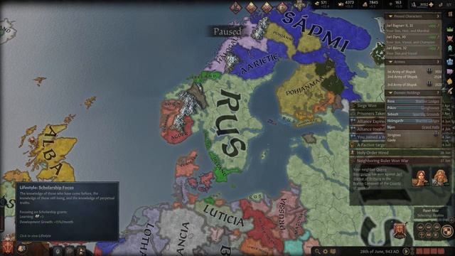 [9] Crusader Kings III Roleplay - A Game of Two Thrones (Viking Rus Rurikid) | SurrealBeliefs смотреть онлайн