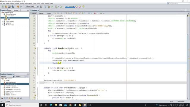 How to use Date Range Chooser with Java Swing смотреть онлайн