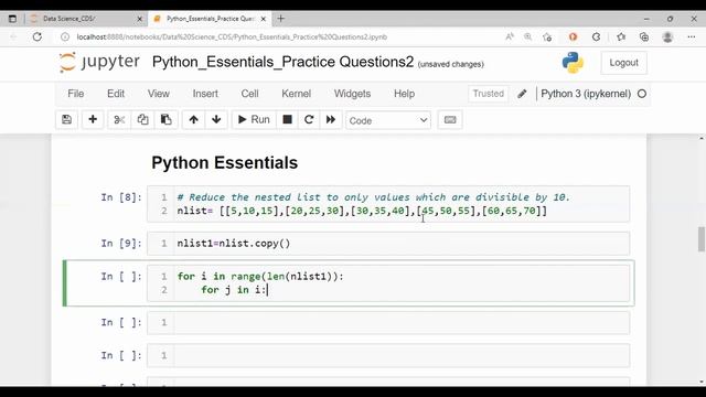 Python Program to remove elements from a list | Python Tutorial смотреть онлайн