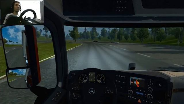 #03 Mercedes Benz Antos 2012 (Euro Truck Simulator 2: RBR) смотреть онлайн