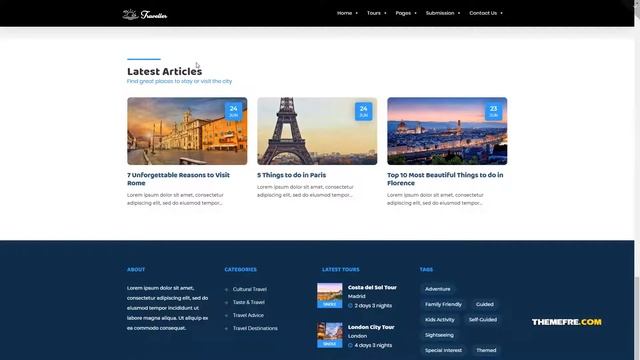 Suzukawa Tour Travel WordPress Theme TMT смотреть онлайн