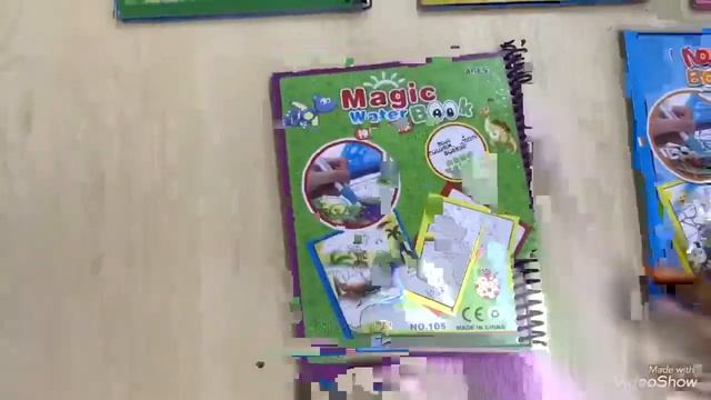 Magic water book - Водная книга-раскраска для рисования водой смотреть онлайн