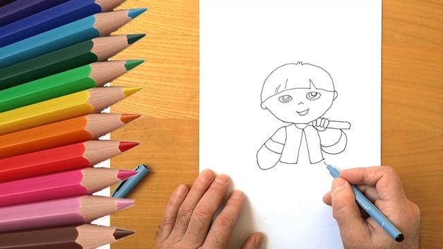 Illustration for the Ukrainian folk tale Kotygoroshko, how to draw Kotygoroshko смотреть онлайн