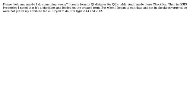 GIS: checkbox in qgis смотреть онлайн