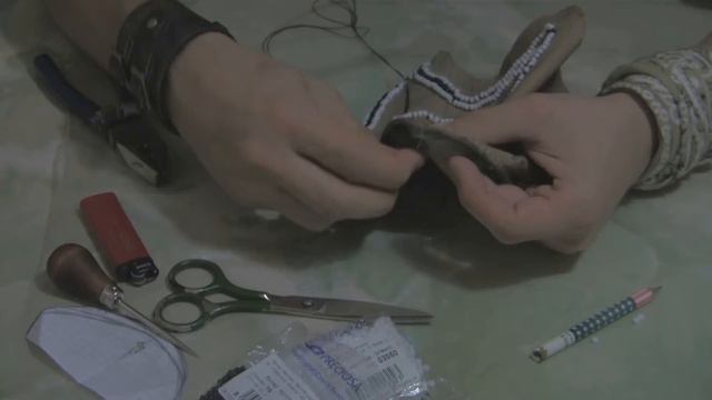 How to Make Native American Bag Tonto for bird feed part 3 Handmade смотреть онлайн