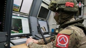 Боевая работа расчета станции радиопомех РЭБ «Красуха-С4»