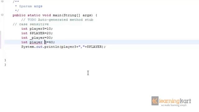 variable names in java смотреть онлайн
