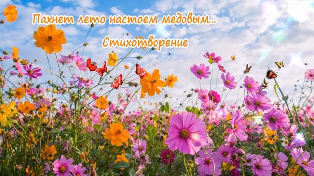 Пахнет лето настоем медовым...