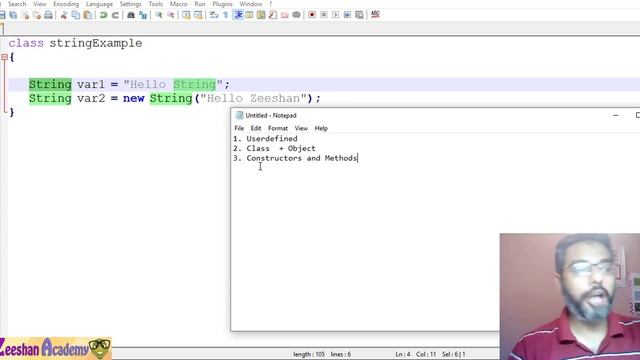 How to use String Data Type in Java | Java Tutorial String Class | Using Java String Methods Part-1 смотреть онлайн
