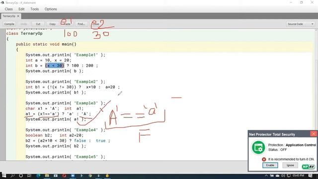 ternary operator (?:) in java | how to ternary operator with 5 examples | YP Computer Classes смотреть онлайн