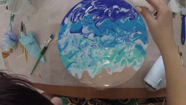 DIY Панно "Морской прибой" DIY Panel "Sea Surf" смотреть онлайн