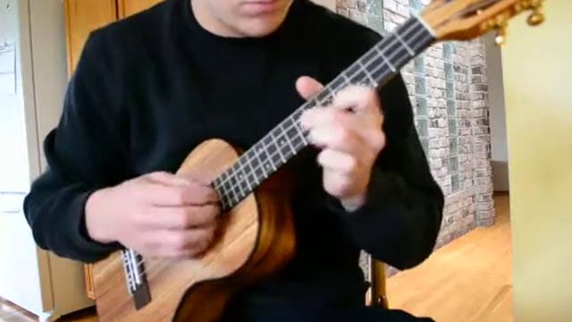 Something - The Beatles (Ukulele Cover) смотреть онлайн