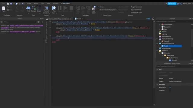 Roblox Studio - NPC Shop Gui смотреть онлайн
