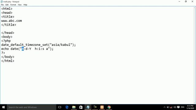 13th class PHP how to display date and time using PHP смотреть онлайн