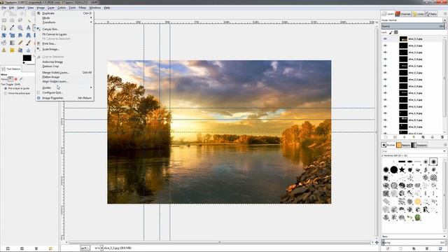 Slice Image into Pieces - GIMP 2.8 Tutorial смотреть онлайн