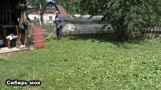 HUTER GGT-800S ЗАВОДИМ и КОСИМ 2021(1)/HUTER GGT-800S START AND MOW 2021(1) смотреть онлайн