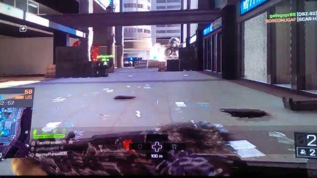 Играем в Battlefield 4 за разведчика ( схватка команд ) смотреть онлайн