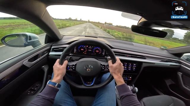 VW ARTEON R // REVIEW on AUTOBAHN [NO SPEED LIMIT] смотреть онлайн