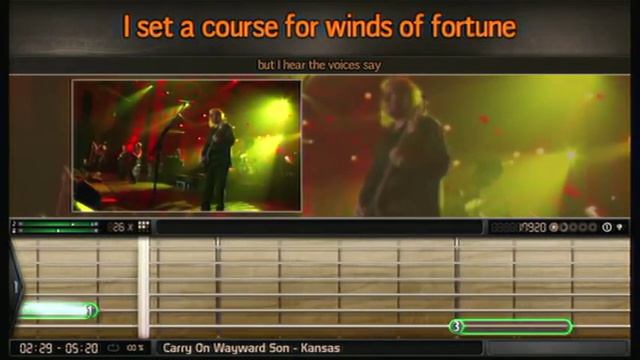Bandfuse: Rock Legends - PS3 - Carry On Wayward Son by Kansas - Guitar - 100% - Easy Difficulty смотреть онлайн