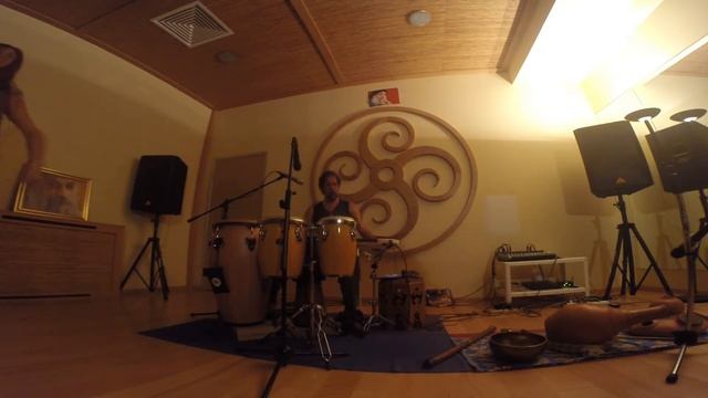 Joseph Pepe Danza - Перкуссия 18 августа Санкт-Петербург @Osho Centr (часть 2) смотреть онлайн