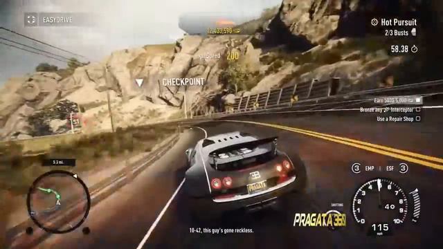 Need for Speed Rivals I Bugatti Veyron 16.4 Super Sport I Hotpursuit I CleanShot MED [HD] смотреть онлайн