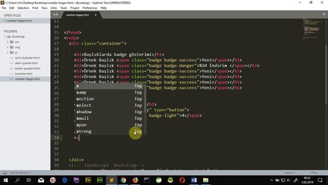 Bootstrap Badge - Bootsrap Rozet kullanımı смотреть онлайн