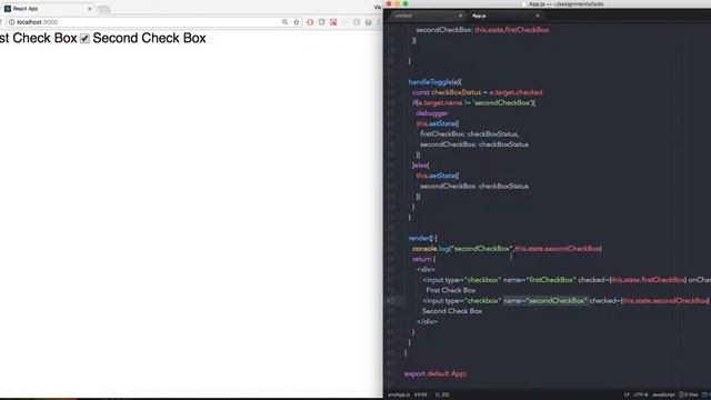 React- handling mutiple checkboxes смотреть онлайн