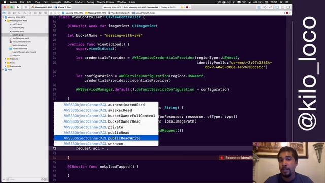 AWS S3: Uploading Files | Swift 4, Xcode 9 смотреть онлайн