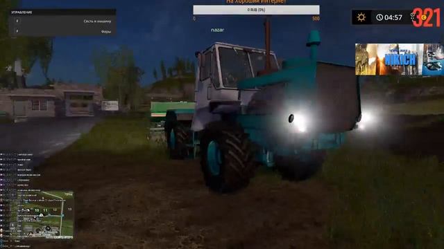 Продолжаем играть в Farming Simulator 2017 Online|Дары кавказа v1.0.1.4|С Нуля!!| смотреть онлайн