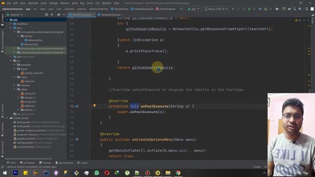 Class 315 - Fetching Json Data Using Async Class | Android App Development Complete Course In Hind смотреть онлайн