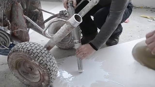 Замена ремкомплекта на Graco Mark V часть 1. Graco repair kit. Part 1. смотреть онлайн