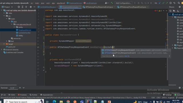 Build a Serverless CRUD REST API (API Gateway + Lambda+ DynamoDB) In JAVA | PART-2 | In 45 minutes смотреть онлайн
