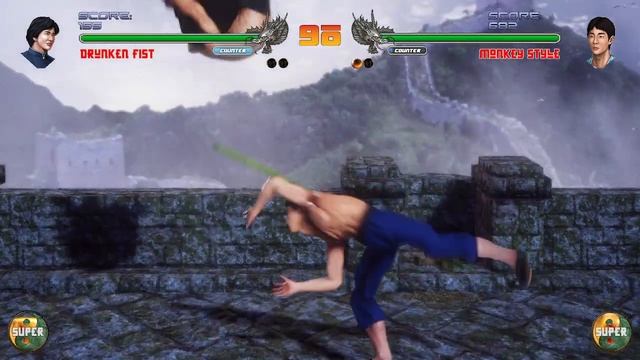 Jackie Chan vs Monkey Fist Master (Hardest AI) - Shaolin vs Wutang 2 смотреть онлайн