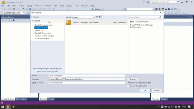 TwinCAT Tutorial I Episode 3 - Create TwinCAT Project смотреть онлайн