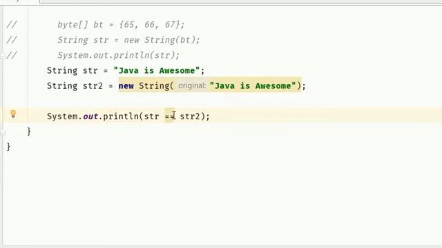 3. Java String: Literal vs Constructor in Details смотреть онлайн