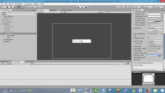 122- UI InputField Unity смотреть онлайн